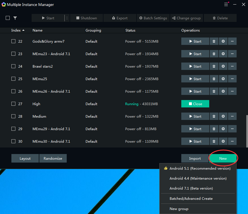 Setting up multiple MEmu Play instances